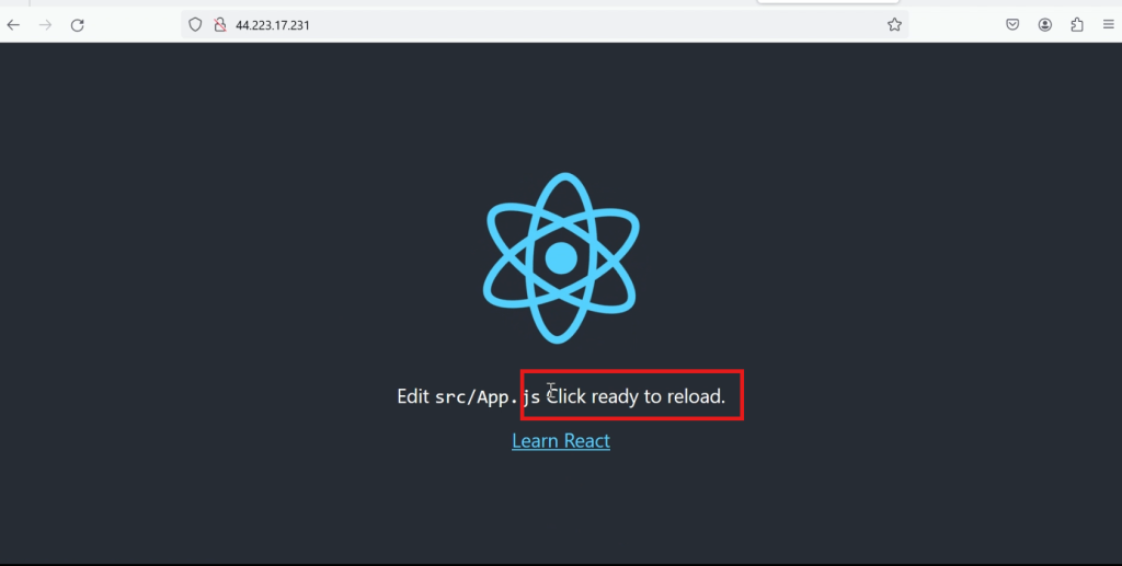 React app