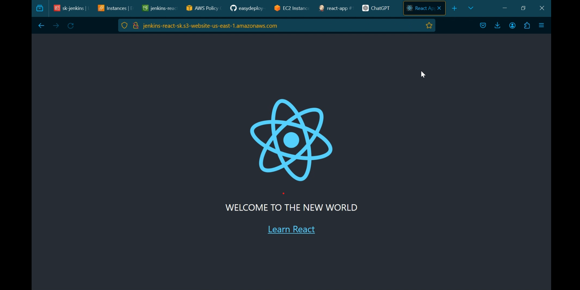 React app