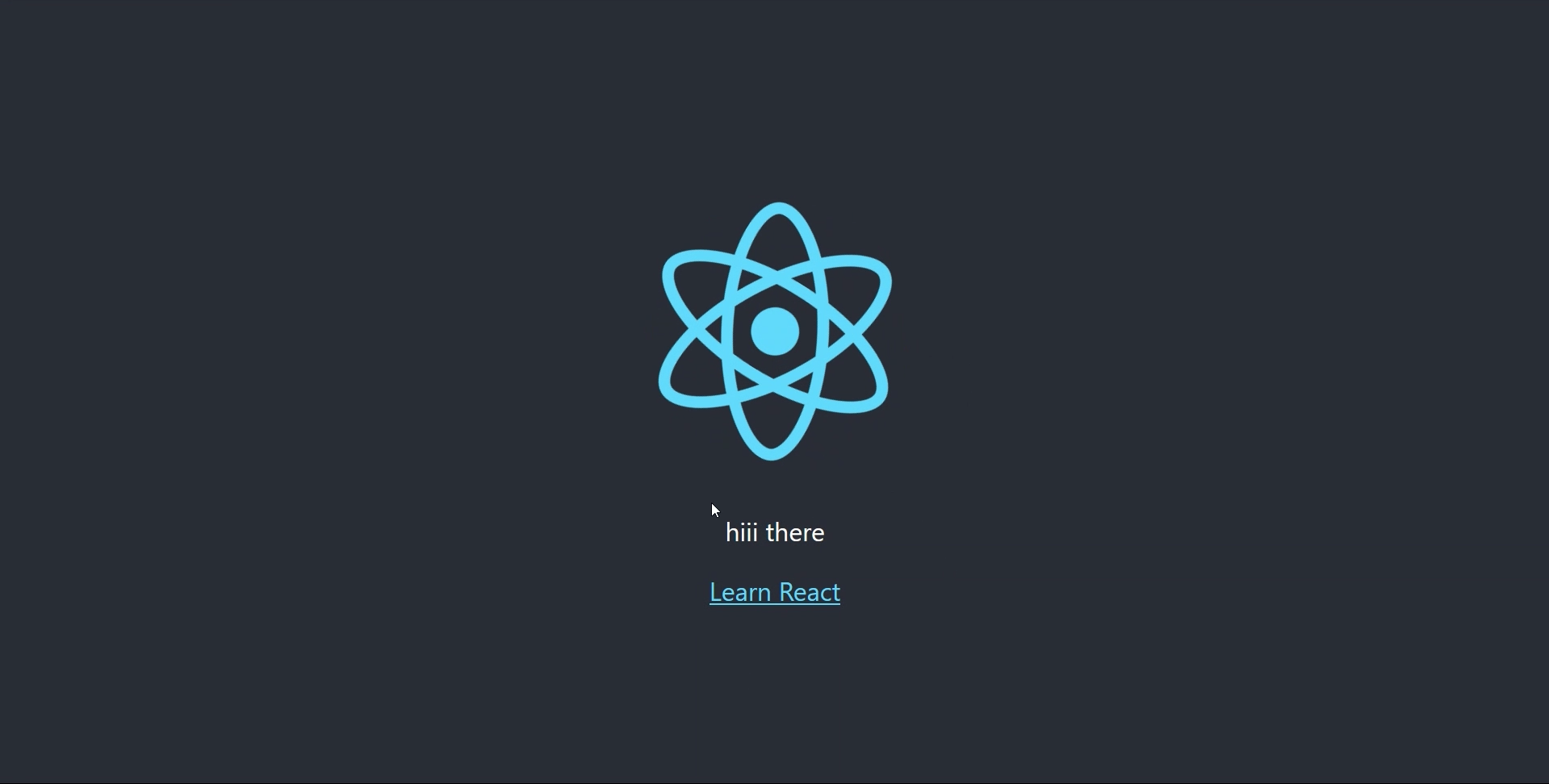 React js app