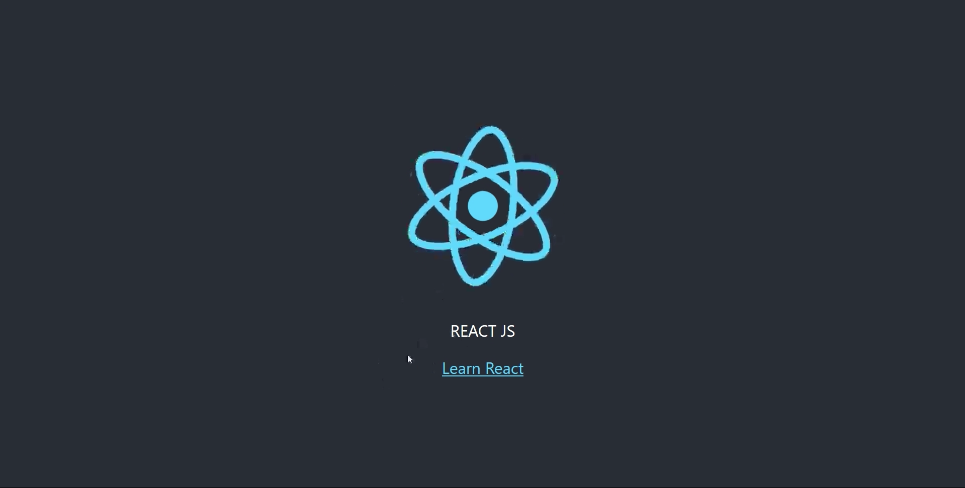 React js app