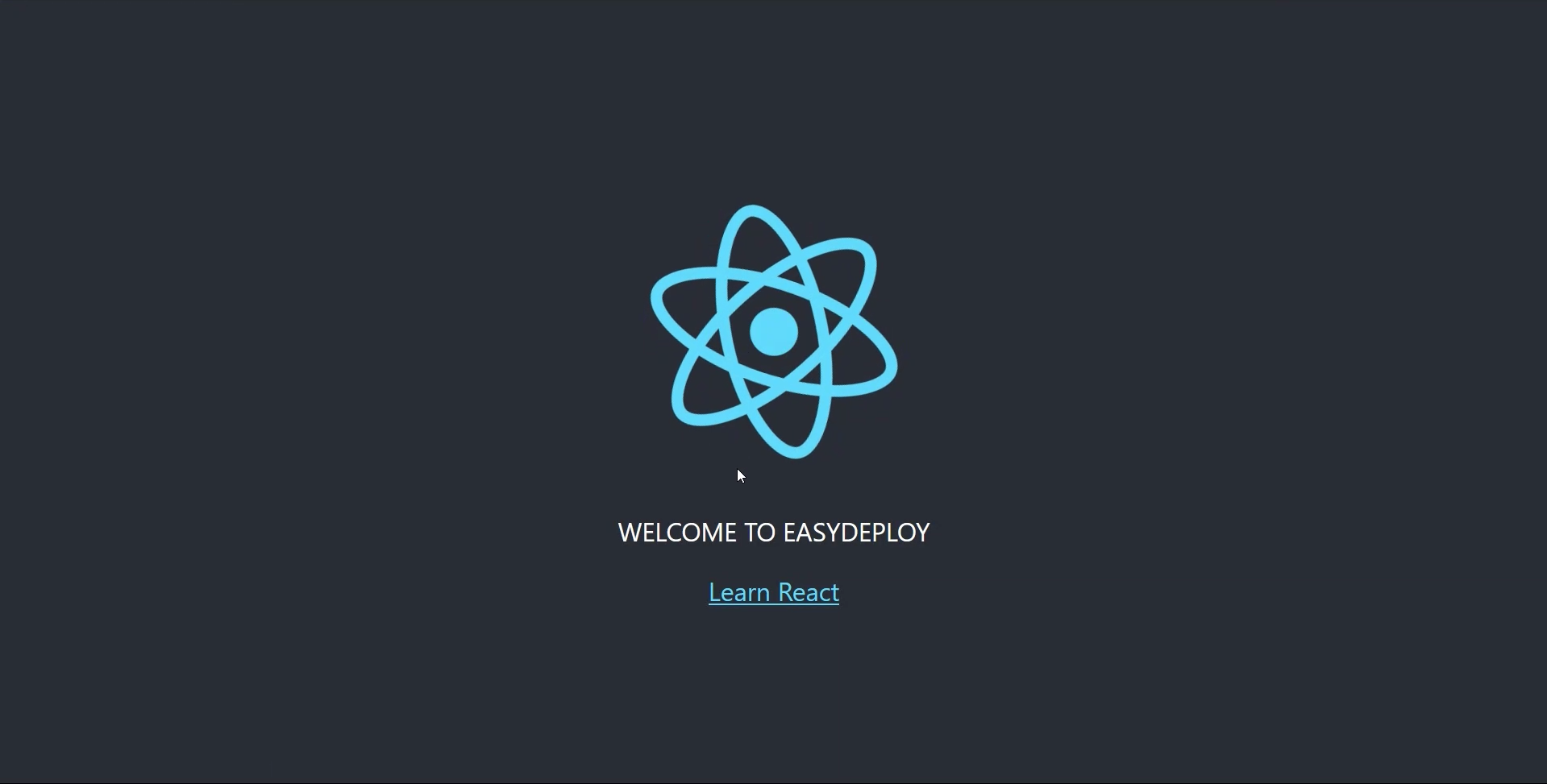 React js app