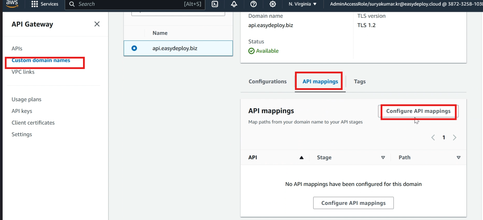 API mappings