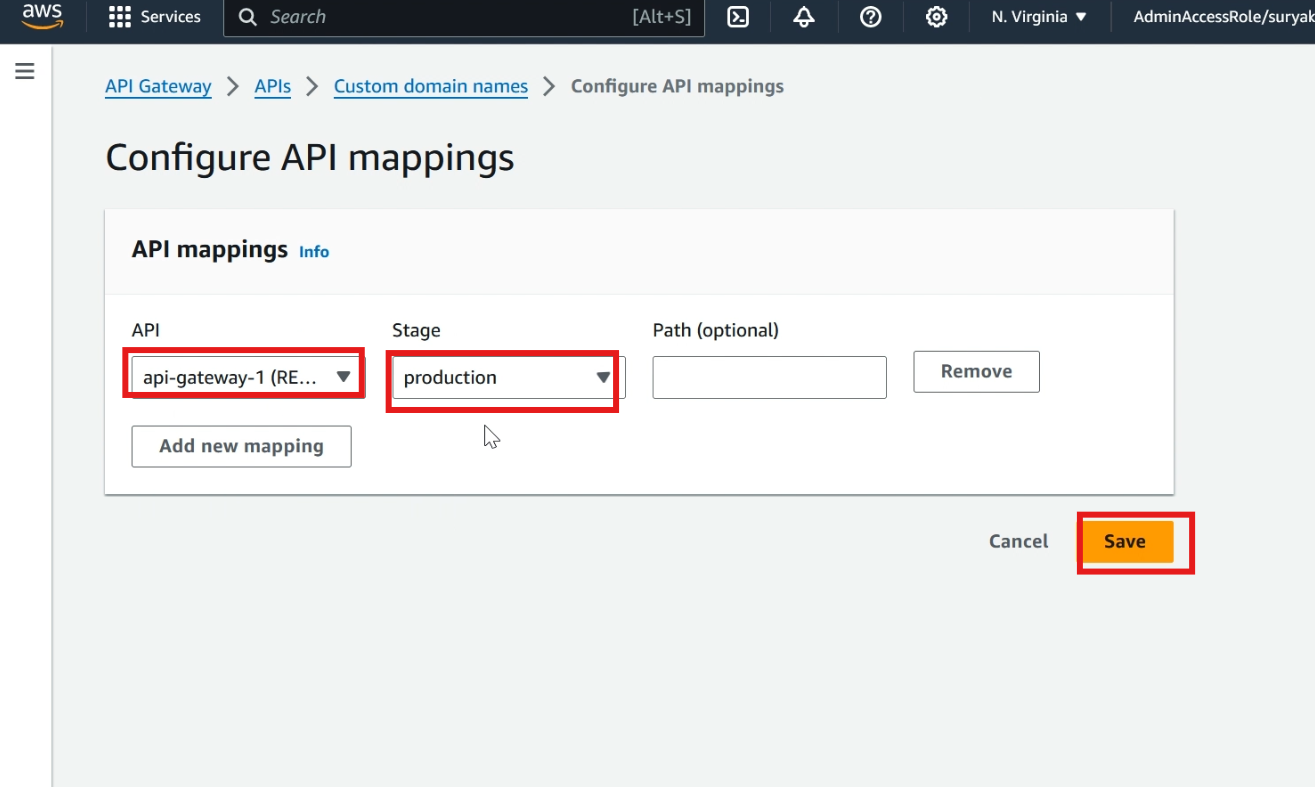 API mappings